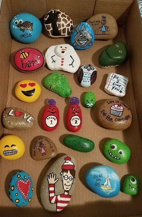 15 Awesome Cute Rock Painting Design Ideas Rock Painting Designs
