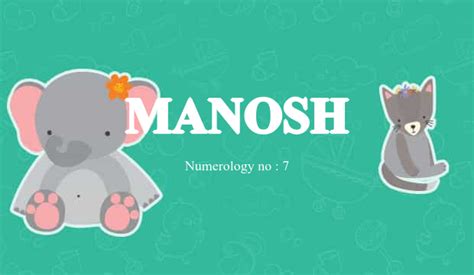 Manosh Name Meaning