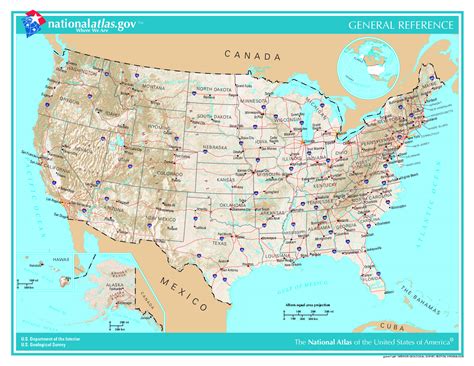 Large General Reference Map Of The Usa Usa Maps Of The Usa Maps