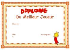 Diplômes à personnaliser et à imprimer gratuitement, en quelques secondes. modele diplome pour garderie - Recherche Google ...