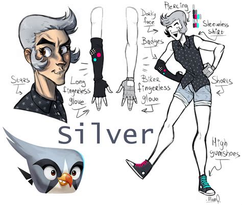 Angry Birds2 Silver Humanization By Memq4 On Deviantart