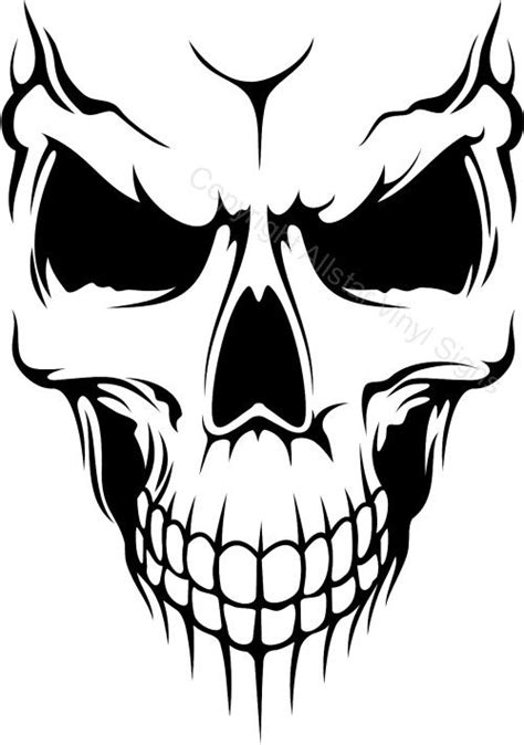 decals stickers vinyl decals car decals skull stencil simple skull skull