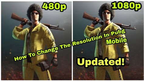 How To Change The Resolution In Pubg Mobile Youtube