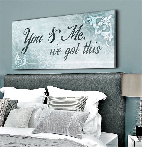 Couples Wall Art You And Me We Got This V9 Wood Frame Ready To Hang