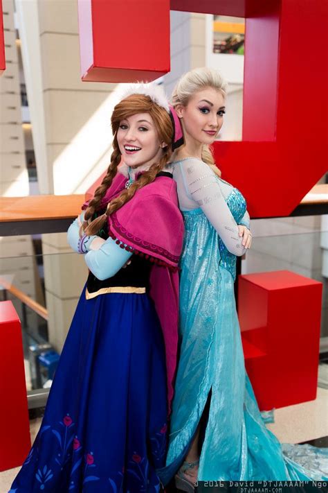 Anna And Elsa Sexy Cosplays Anna Faith Cosplay Costumes