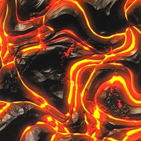 Flaming Molten Lava Rocks Hydrographic Film Dip Ape Hydrographics