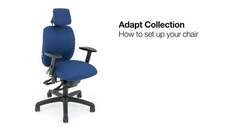 Ergochair Adapt Collection How To Set Up Your Chair Youtube
