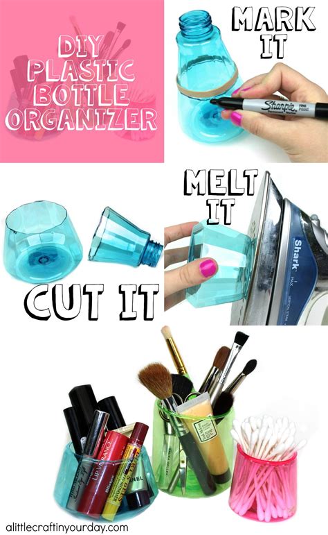 Diy Plastic Bottle Organizer A Little Craft In Your Day
