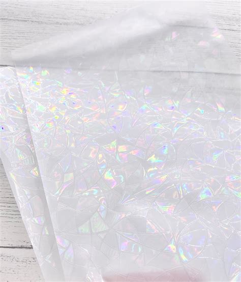 Holographic Vinyl Sheets Decorative Vinyl Resin Inserts Etsy Uk