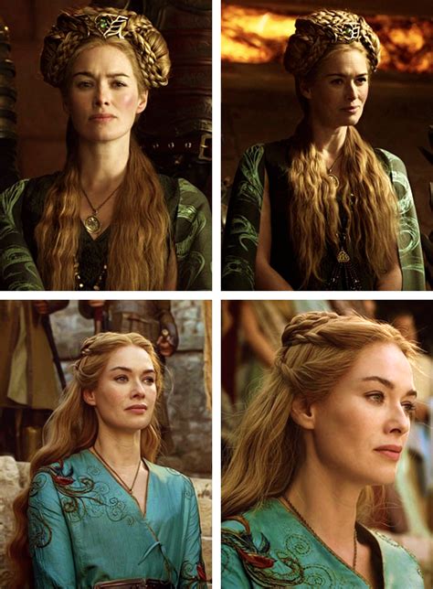 Pin By Olivia On The Crownlands Hair Styles Cersei Lannister Hairstyle