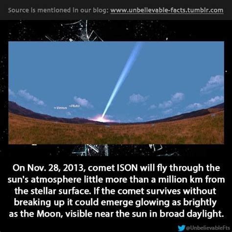 Comet Ison Unbelievable Facts Fun Facts Breakup
