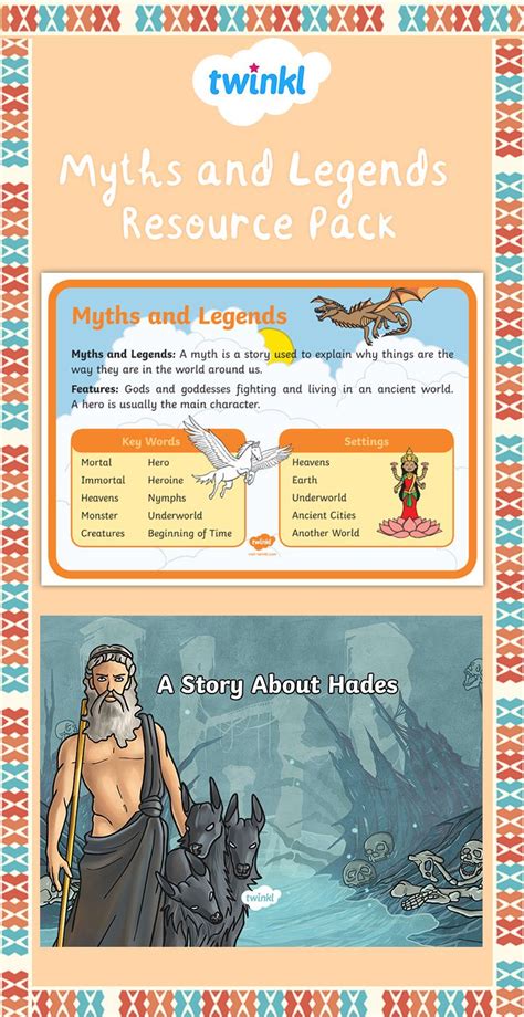 Myths And Legends Comprehension Worksheets