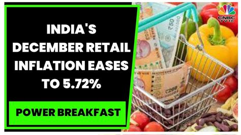 Indias December Retail Inflation Eases To 572 Stays Within Rbi