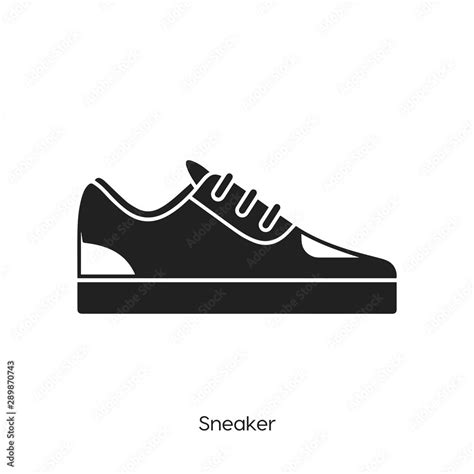 Sneaker Icon Sneaker Vector Symbol Linear Style Sign For Mobile