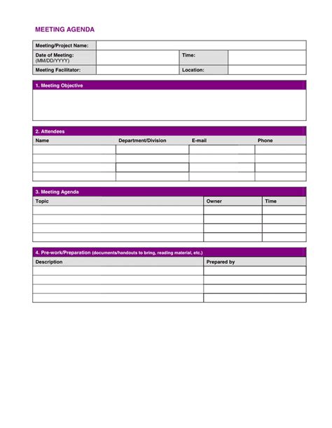 Meeting Minutes Template Download Free Documents For Pdf Word And Excel