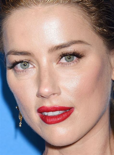 Close Up Of Amber Heard At The 2018 Hollywood Foreign Press Association