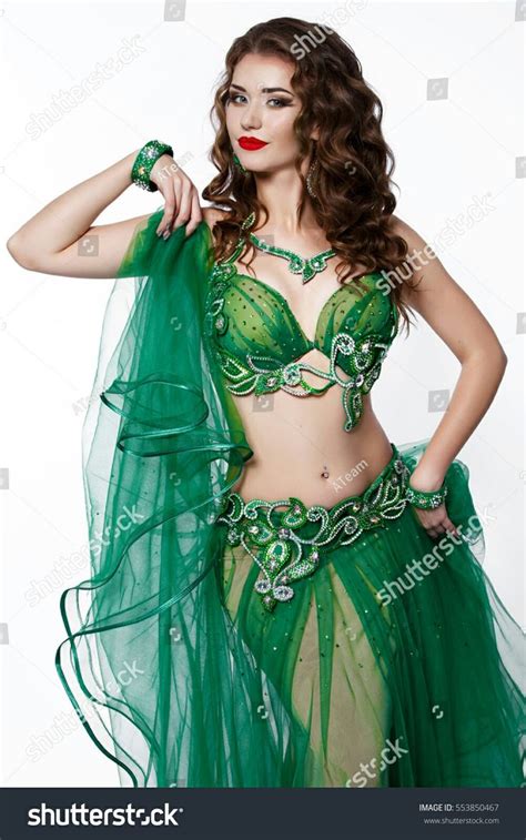 Green Belly Dancing Costumes