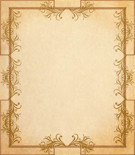 Old Style Border Design Clip Art Library
