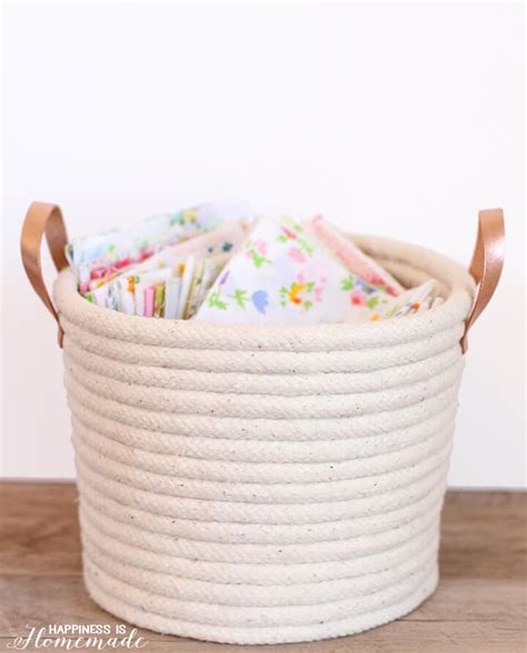 10 Easy Diy Rope Baskets That Wont Bust Your Budget