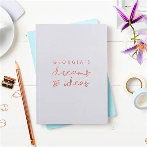 Are You Interested In Our Personalised Notebook With Our Dreams And