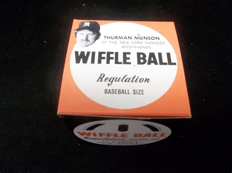 Lot Detail 1970s Wiffle Ball Box With Wiffle Ball Thurman Munson Box