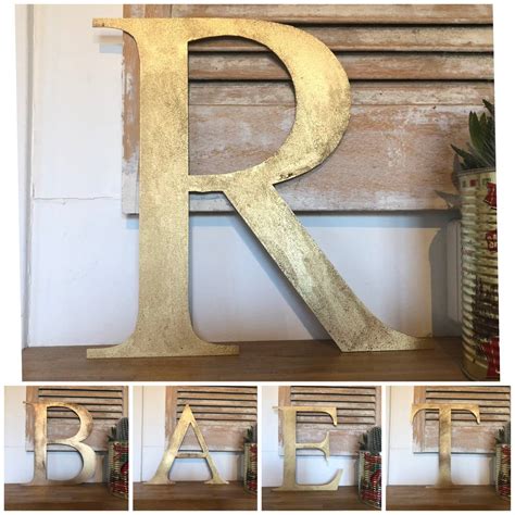 Personalised Decorations For Any Home Gold Letters By Rw Norfolk
