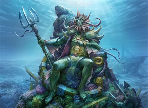 Lord Of Atlantis Judge Promo Mtg Art From Promos Set By Gabor