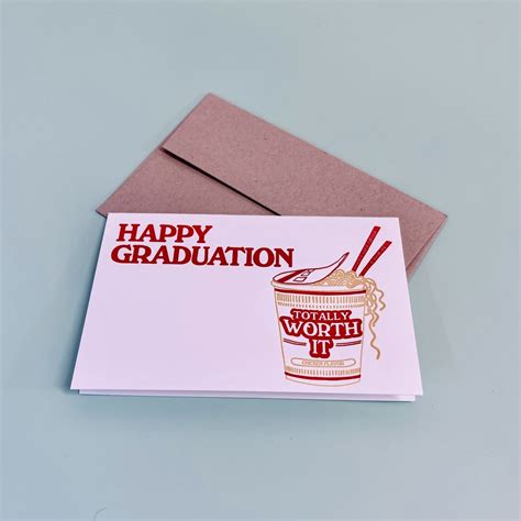 Ramen Graduation Card