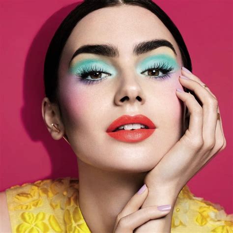 Lily Collins For Lancome Spring 2018 Makeup Collection Hawtcelebs