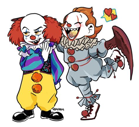 The Clowns Meet Pennywise The Clown Pennywise Pennywise The Clown Funny Horror