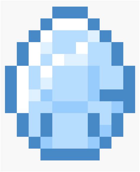 Minecraft Diamond Transparent Background Minecraft Diamond Pixel Art