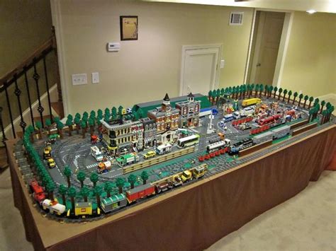 Lego City Train Lego House Lego City Display