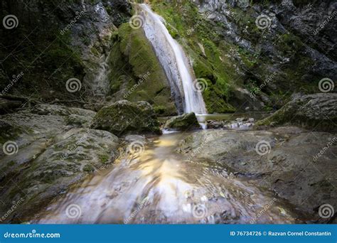 Susara Waterfall In The Nera National Park Romania Stock Photo Image