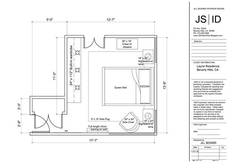 Bedroom Floor Plan With Furniture Floorplansclick