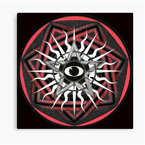 Eye Of The Seventh Master Canvas Print For Sale By Martymagus1