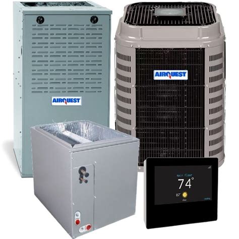 3 Ton 175 Seer2 80 Afue 90000 Btu Airquest Gas Furnace And Air