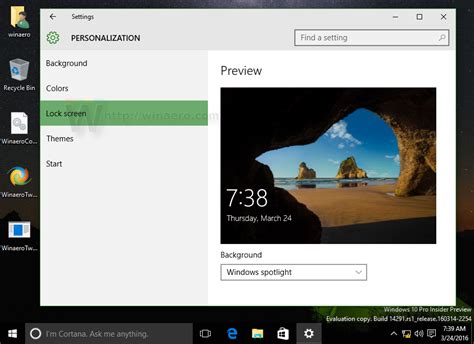 Change Lock Screen Background In Windows 10