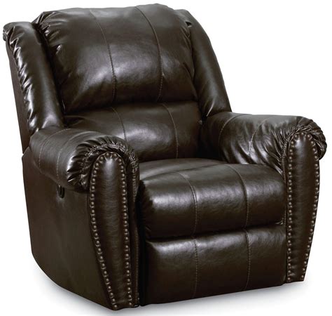 Lane Summerlin Traditional Matching Glider Recliner With Rolled Arms