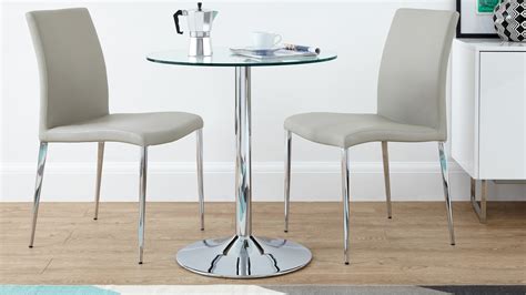 Round Glass 2 Seater Dining Table From Danetti