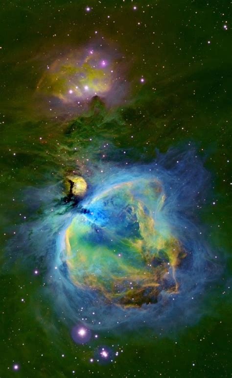 M42 The Orion Nebula In Mapped Color This Image Was Created Using The