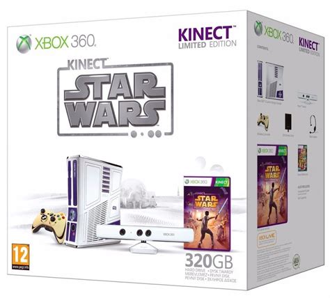 Star Wars Limited Edition Xbox 360 320gb With Kinectgame And
