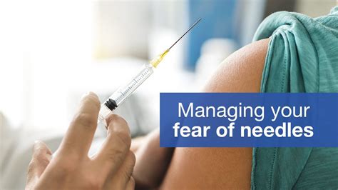 How To Manage Your Fear Of Needles Youtube