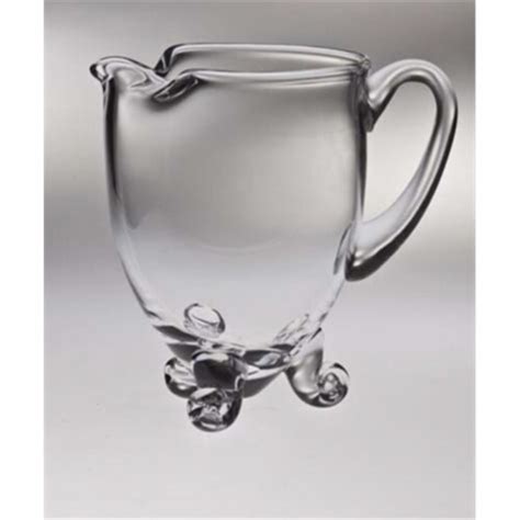 Classic Clear Oz High Quality Glass Footed Pitcher Fred Meyer