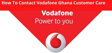 How To Contact Vodafone Ghana Customer Care Number Whatsapp And Email