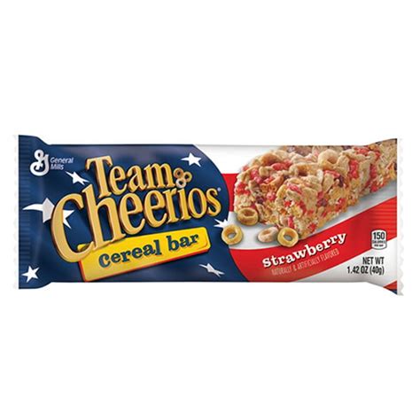 General Mills Team Cheerios Cereal Bars 142 Oz Pack Of 24 Walmart