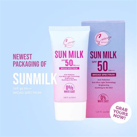 Sereese Beauty Sun Milk Spf 50 New Formula New Packaging 50ml