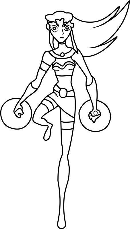 Starfire Coloring Pages Free Printable Coloring Pages For Kids