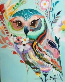 Image result for Art of Owls