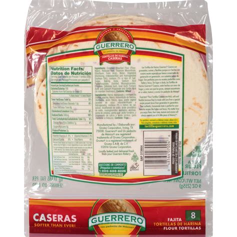 Guerrero Flour Tortillas 8 Ct 9 Oz Shipt