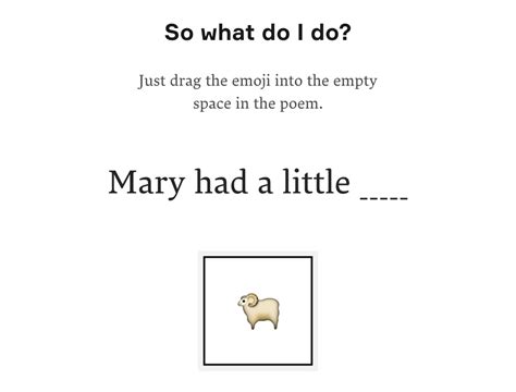 Emoji Poetry Fill In The Gaps In Poems With Emoji Product Hunt